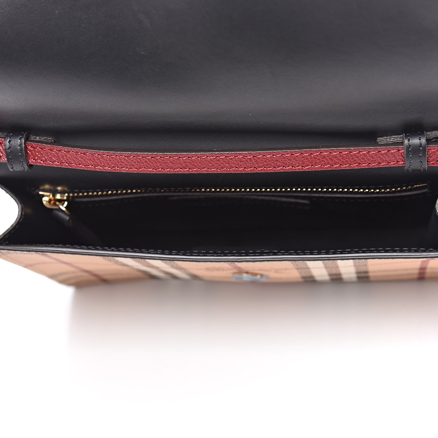 Burberry Haymarket Check Small Loxley Crossbody Bright Toffee 5 of 11