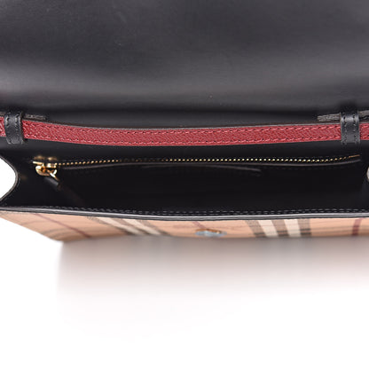 Burberry Haymarket Check Small Loxley Crossbody Bright Toffee 5 of 11