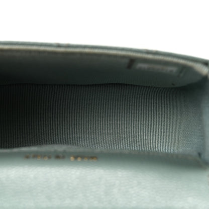 Chanel Caviar Quilted Mini Clutch With Chain Light Green 5 of 11