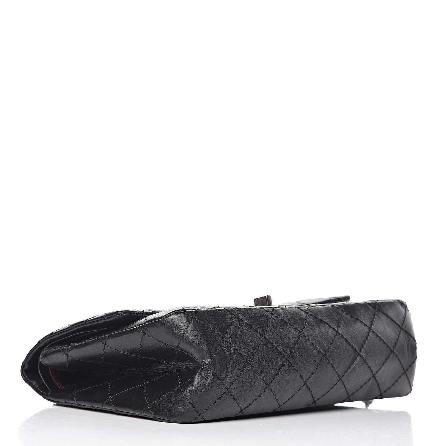 Chanel Aged Calfskin Quilted 2.55 Reissue 225 Flap Black 4 of 10