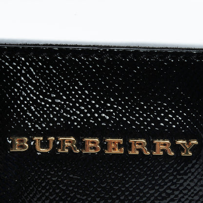 Burberry London Leather Medium Zip Detail Tote Black 6 of 11