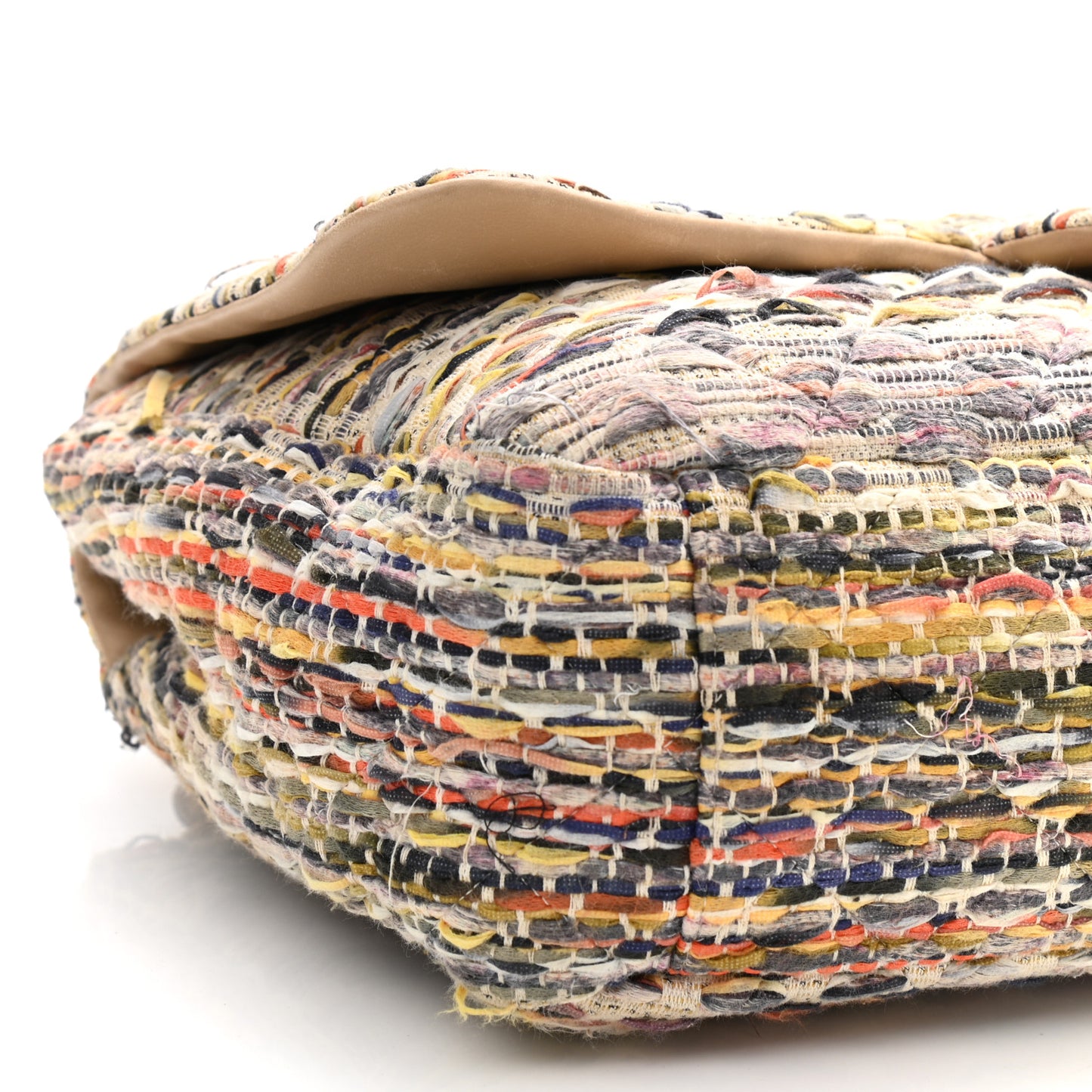 Tweed Maxi Single Flap Multicolor