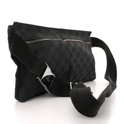 Gucci GG Monogram Double Pocket Belt Bag Black 2 of 10