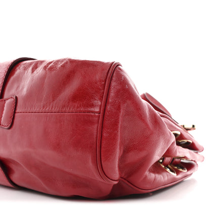 Jimmy Choo Calfskin Ramona Tote Red 9 of 12