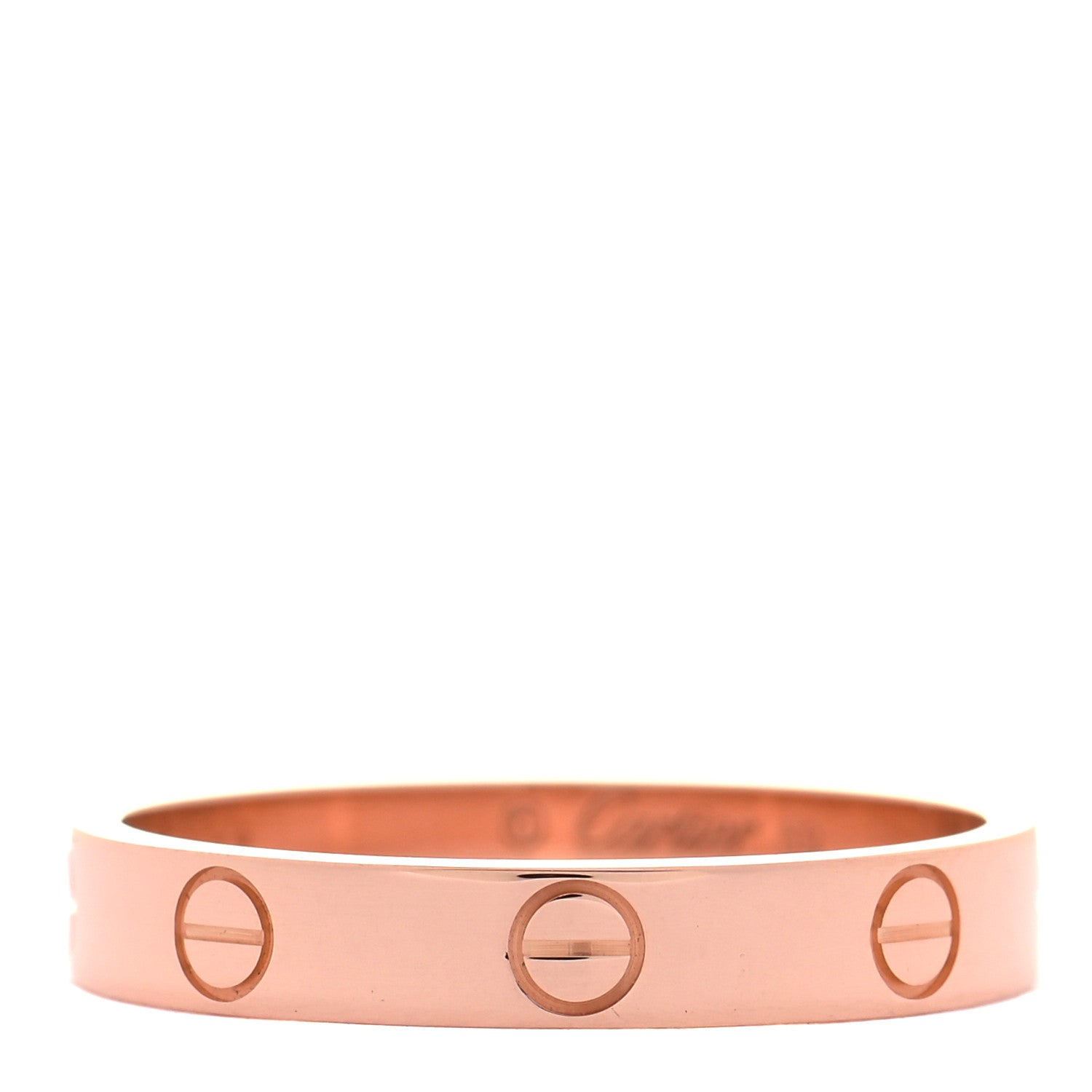 Cartier 18K Pink Gold 3.5mm LOVE Wedding Band Ring 59 8.75 1 of 4