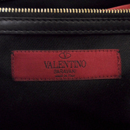 Valentino Garavani Vitello Rockstud Double Handle Tote Black 7 of 7