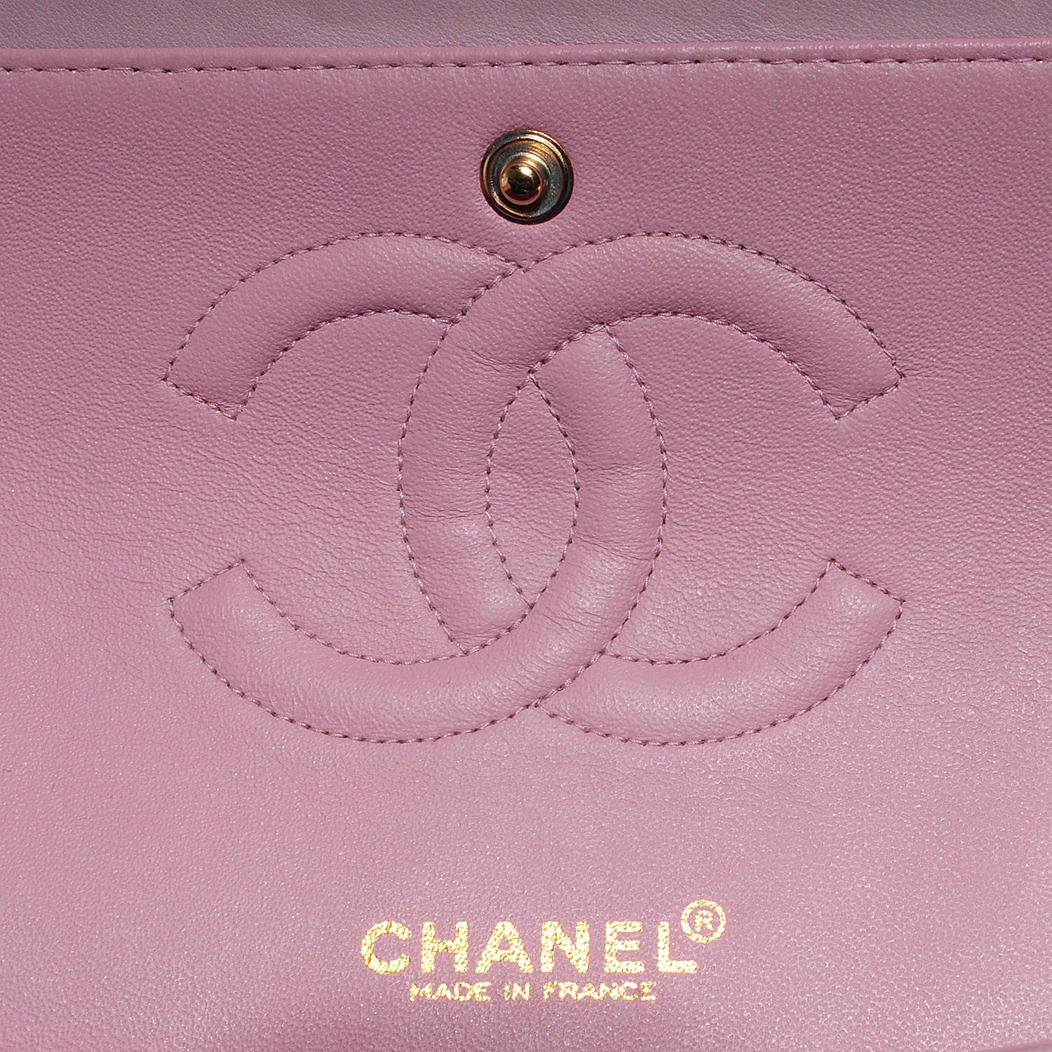 Chanel Lambskin Double Medium Flap Lilac 6 of 8