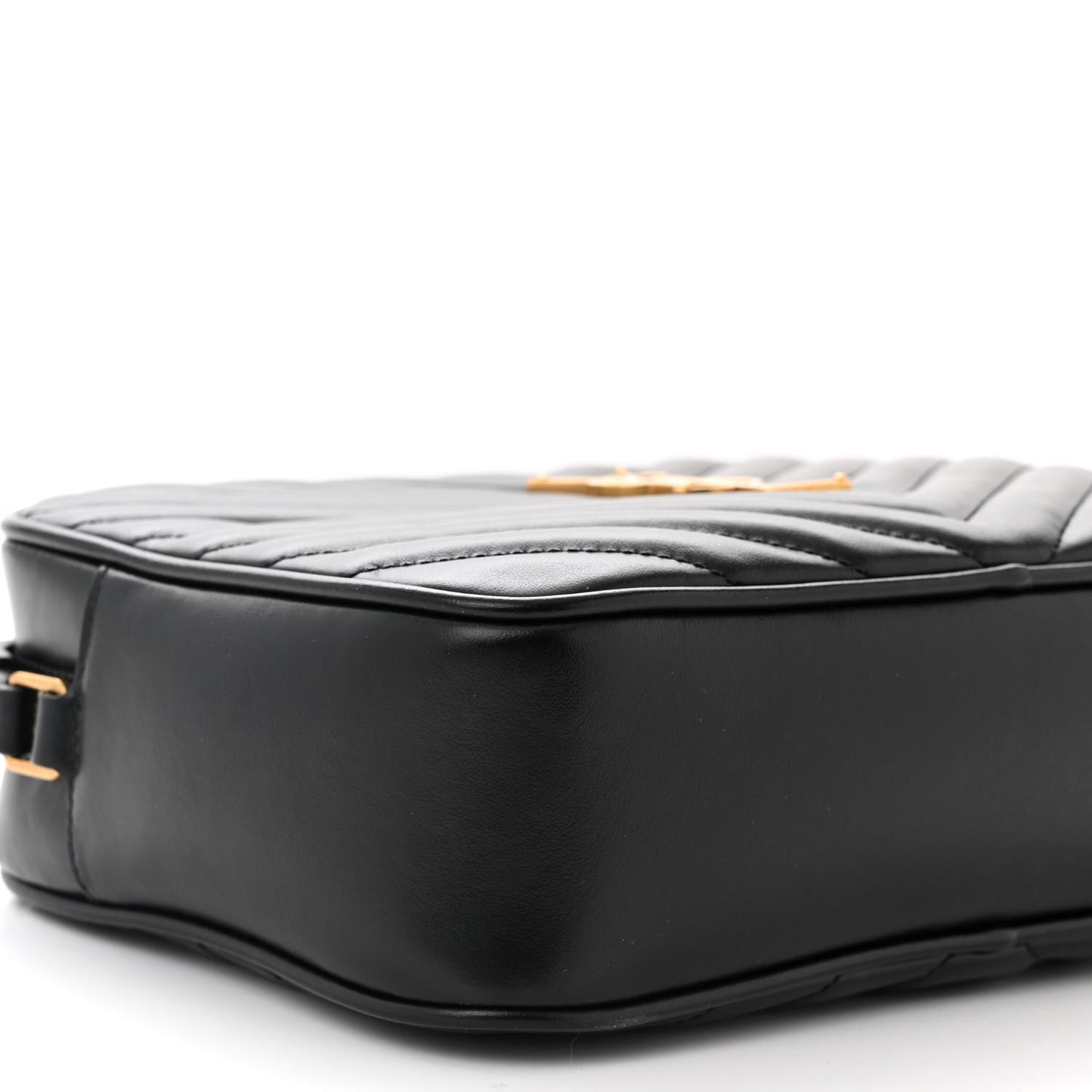 Calfskin Matelasse Monogram Lou Camera Bag Black