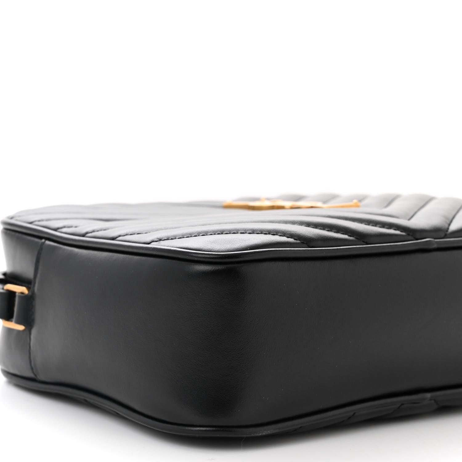 Saint Laurent Calfskin Matelasse Monogram Lou Camera Bag Black 9 of 10