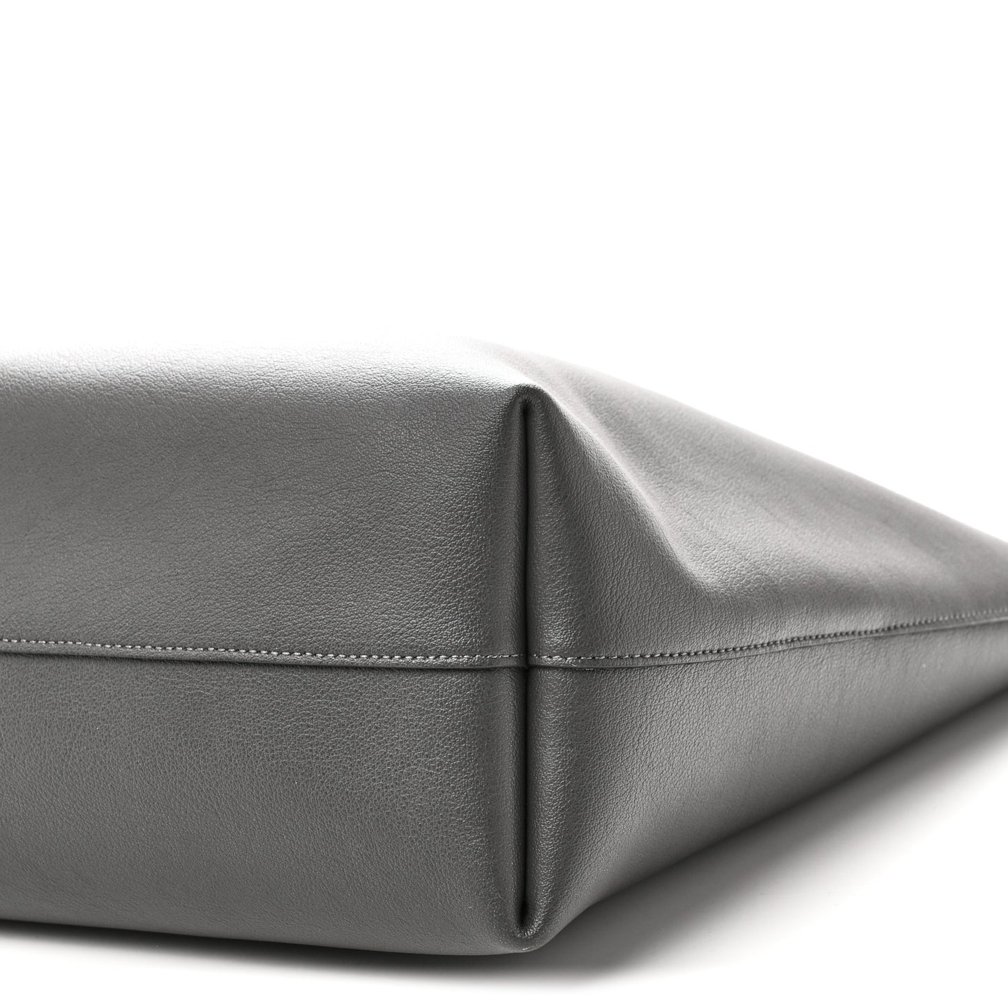 Calfskin Large Shopping Tote Earth