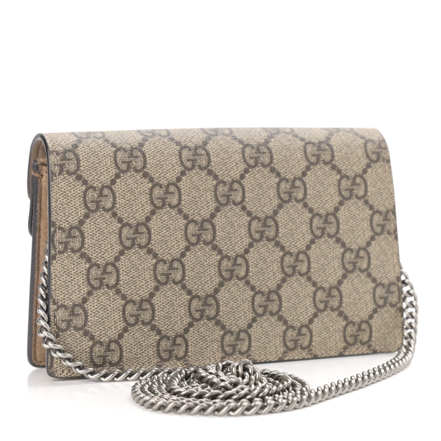 Gucci GG Supreme Monogram Super Mini Dionysus Shoulder Bag Taupe 3 of 10