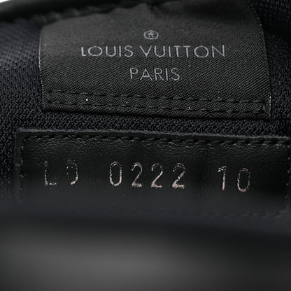 Louis Vuitton Suede Mens LV Trainer Sneakers 10 Black 6 of 8