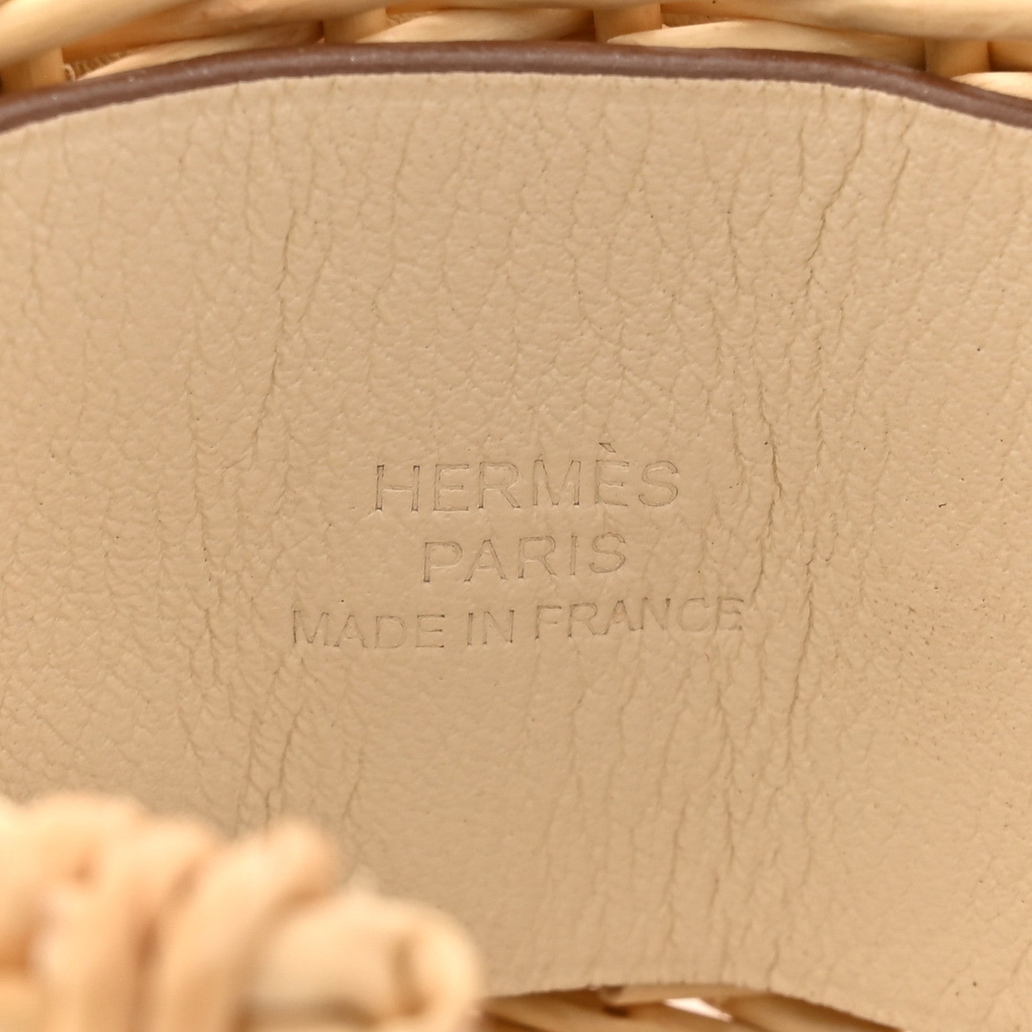 Hermes Wicker Swift Medor Picnic Cuff Bracelet Nata 4 of 7