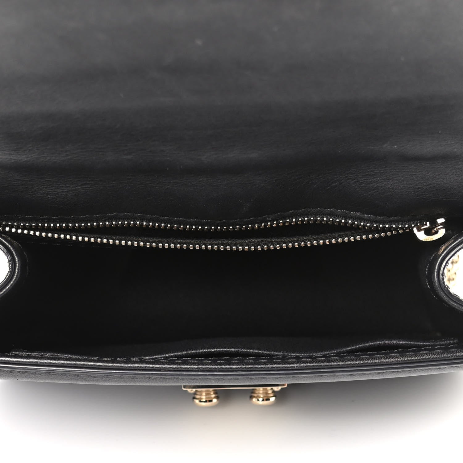 Valentino Garavani Vitello Small Glam Lock Rockstud Flap Black 5 of 8