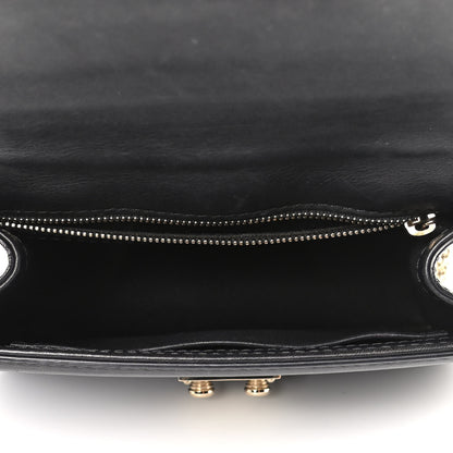 Valentino Garavani Vitello Small Glam Lock Rockstud Flap Black 5 of 8