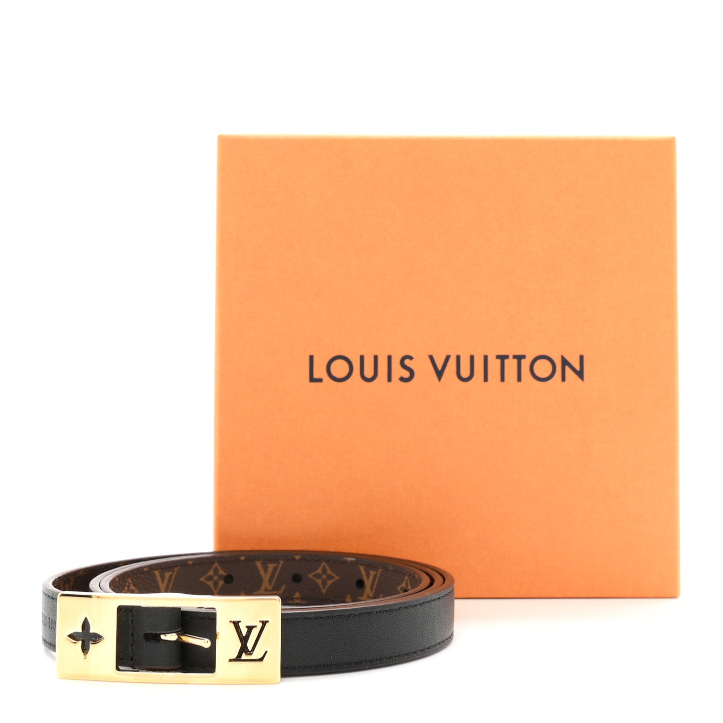 Monogram 18MM LV Duo Reversible Belt 90 36 Black