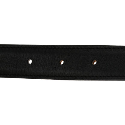 Hermes Swift Epsom 24mm Belt Strap 80 32 Black Gold 7 of 8