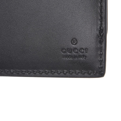 Gucci GG Supreme Monogram Bi-Fold Wallet Black 7 of 9