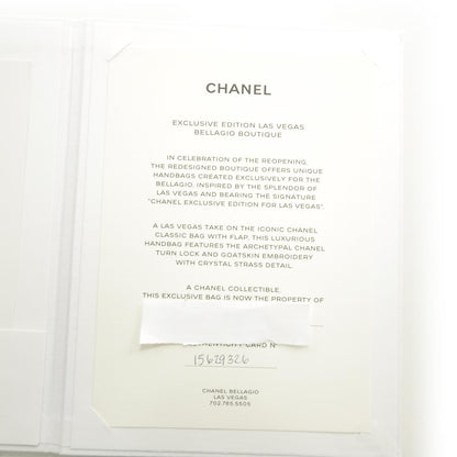 Chanel Strass Encrusted Sparkle Beauty Medium Flap Pink Bellagio Las Vegas 11 of 11