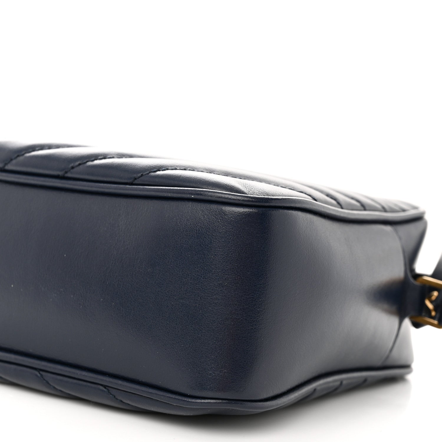 Saint Laurent Calfskin Matelasse Monogram Lou Camera Bag Navy 10 of 10