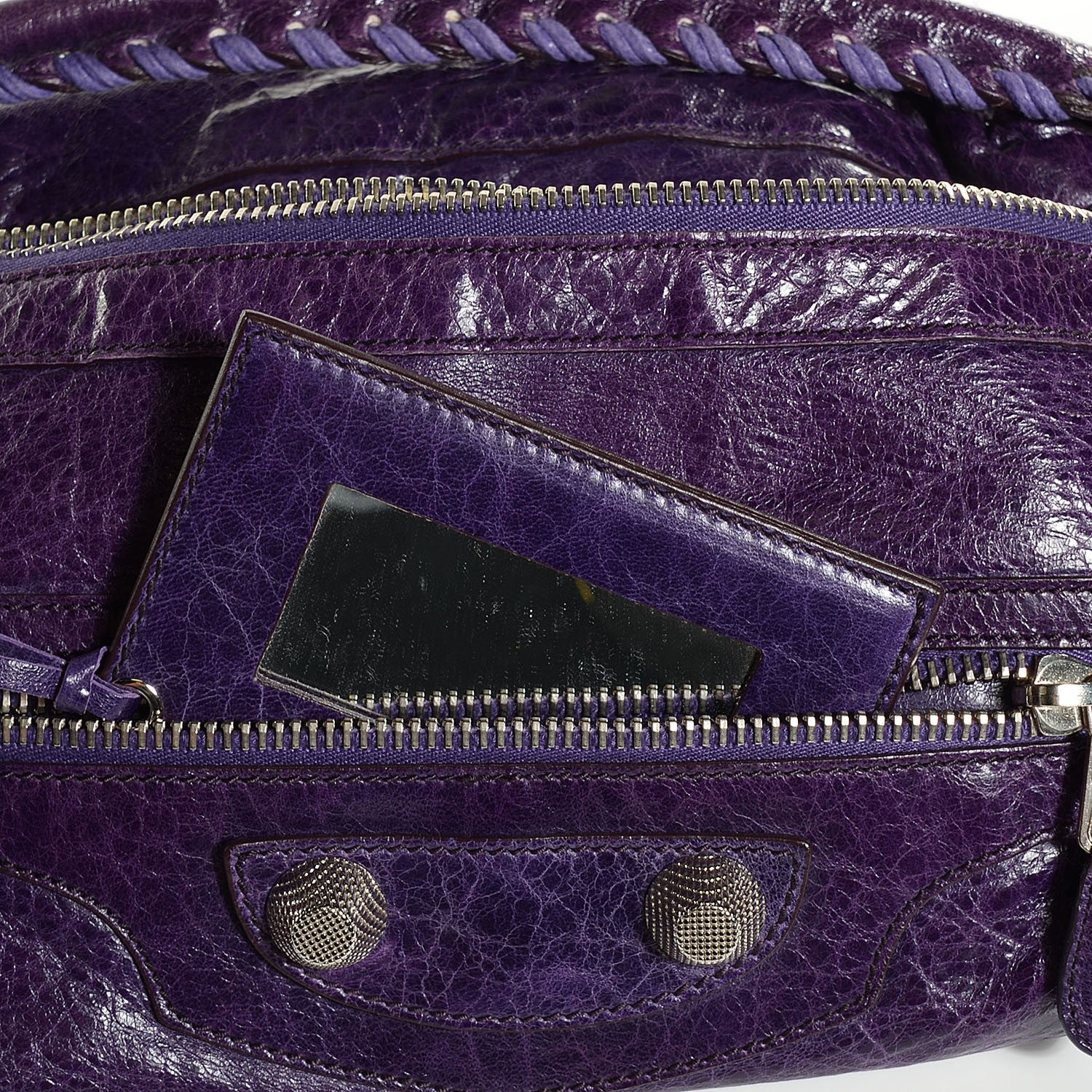 Balenciaga Chevre Giant 21 Silver Hardware Day Hobo Violet 12 of 12