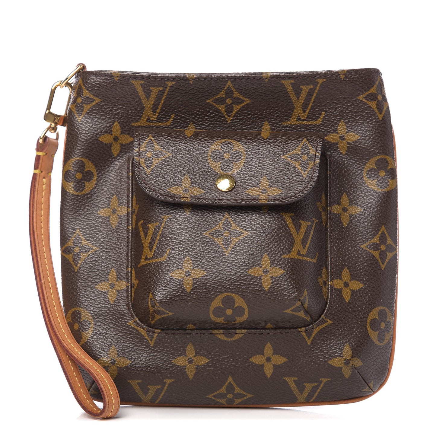 Monogram Partition Clutch