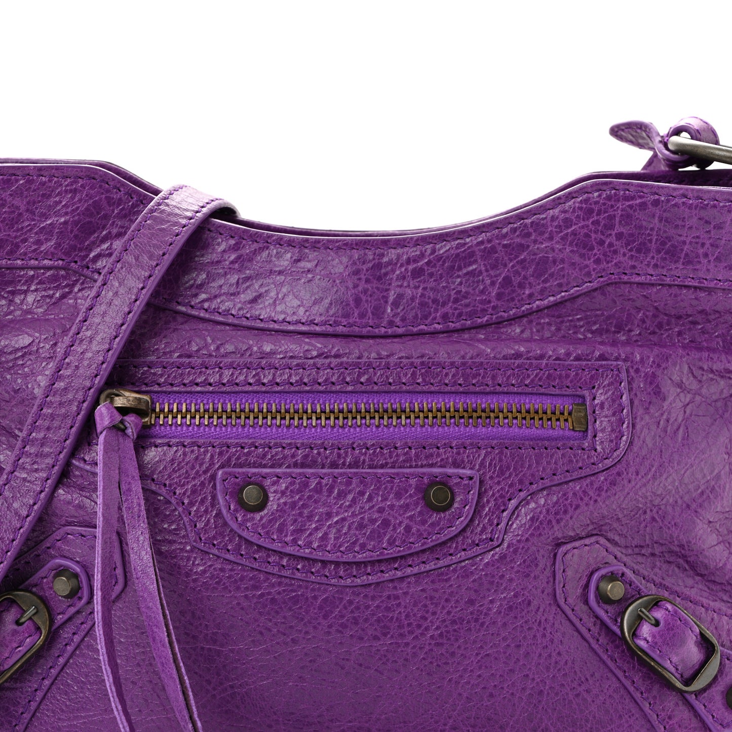 Agneau Classic Hardware Hip Ultraviolet