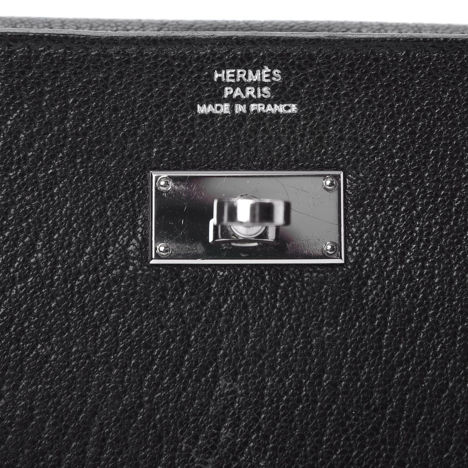 Hermes Chevre Mysore Kelly Longue Wallet Black 6 of 16