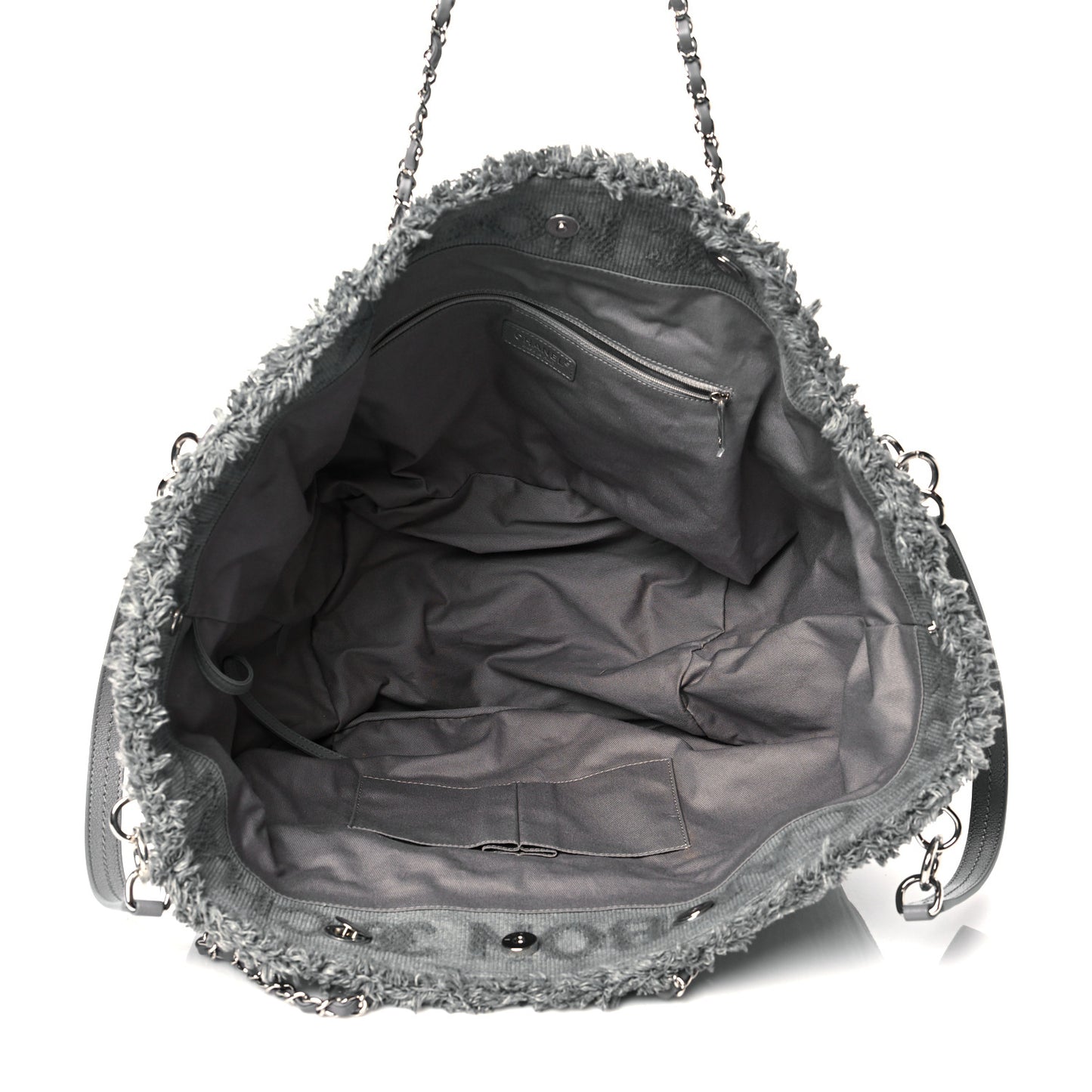 Canvas Small Double Face Tote Gray