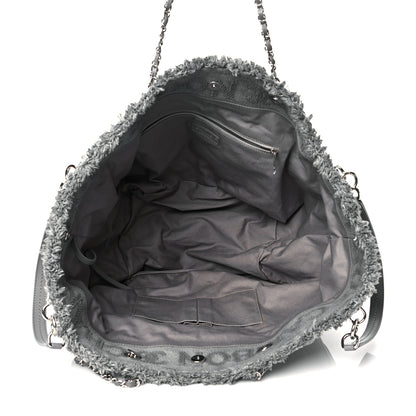 Chanel Canvas Small Double Face Tote Gray 5 of 10