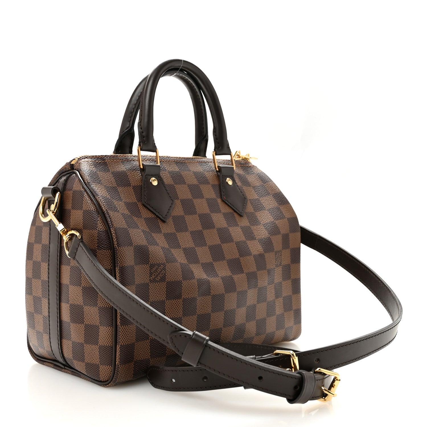 Louis Vuitton Damier Ebene Speedy Bandouliere 25 3 of 9