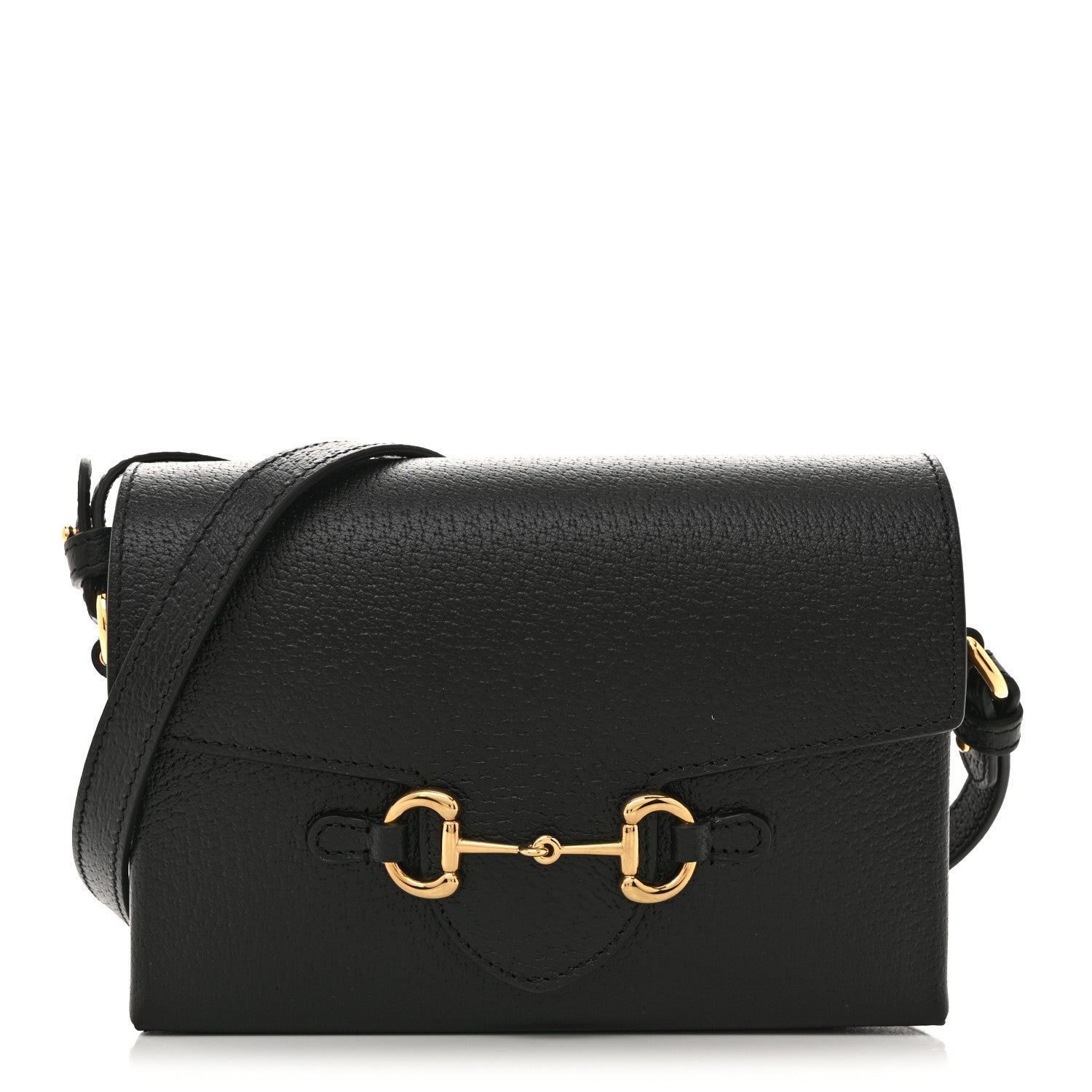 Gucci Calfskin Horsebit 1955 Shoulder Bag Black 1 of 12
