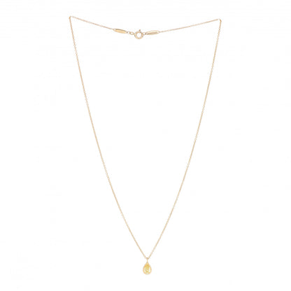 Tiffany 18K Yellow Gold Yellow Diamond Elsa Peretti Diamonds by the Yard Pear Shape Necklace 3 of 4