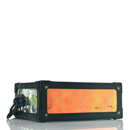 Louis Vuitton Calfskin PVC Monogram Solar Ray Soft Trunk Iridescent Prism Black 4 of 11