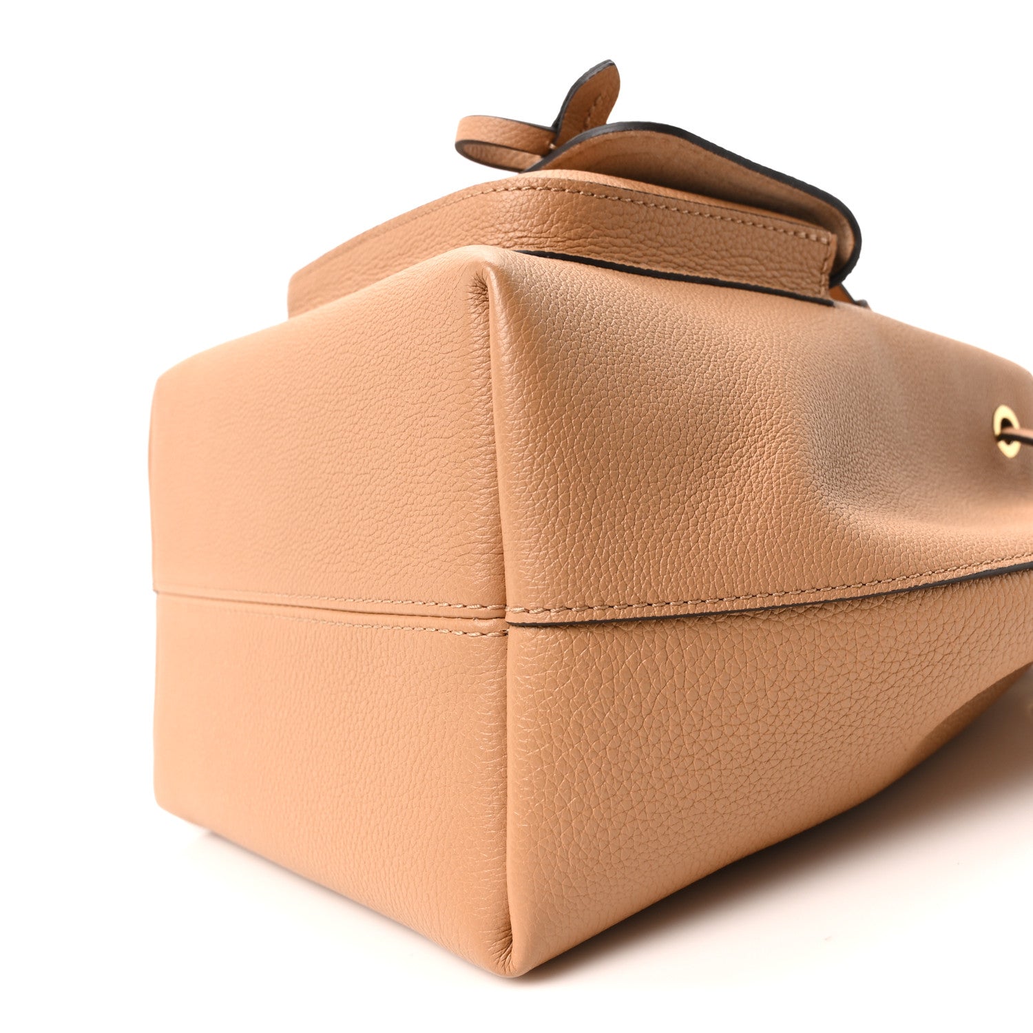 Louis Vuitton Calfskin Lockme Bucket MM Arizona Beige 9 of 10