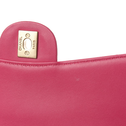 Chanel Lambskin Quilted Medium Mademoiselle Chic Flap Pink 10 of 19
