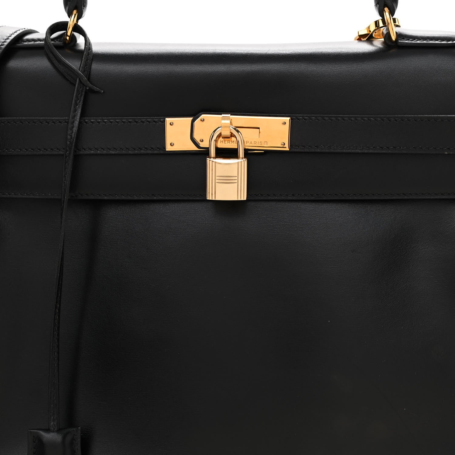Hermes Box Kelly Retourne 35 Black 8 of 12