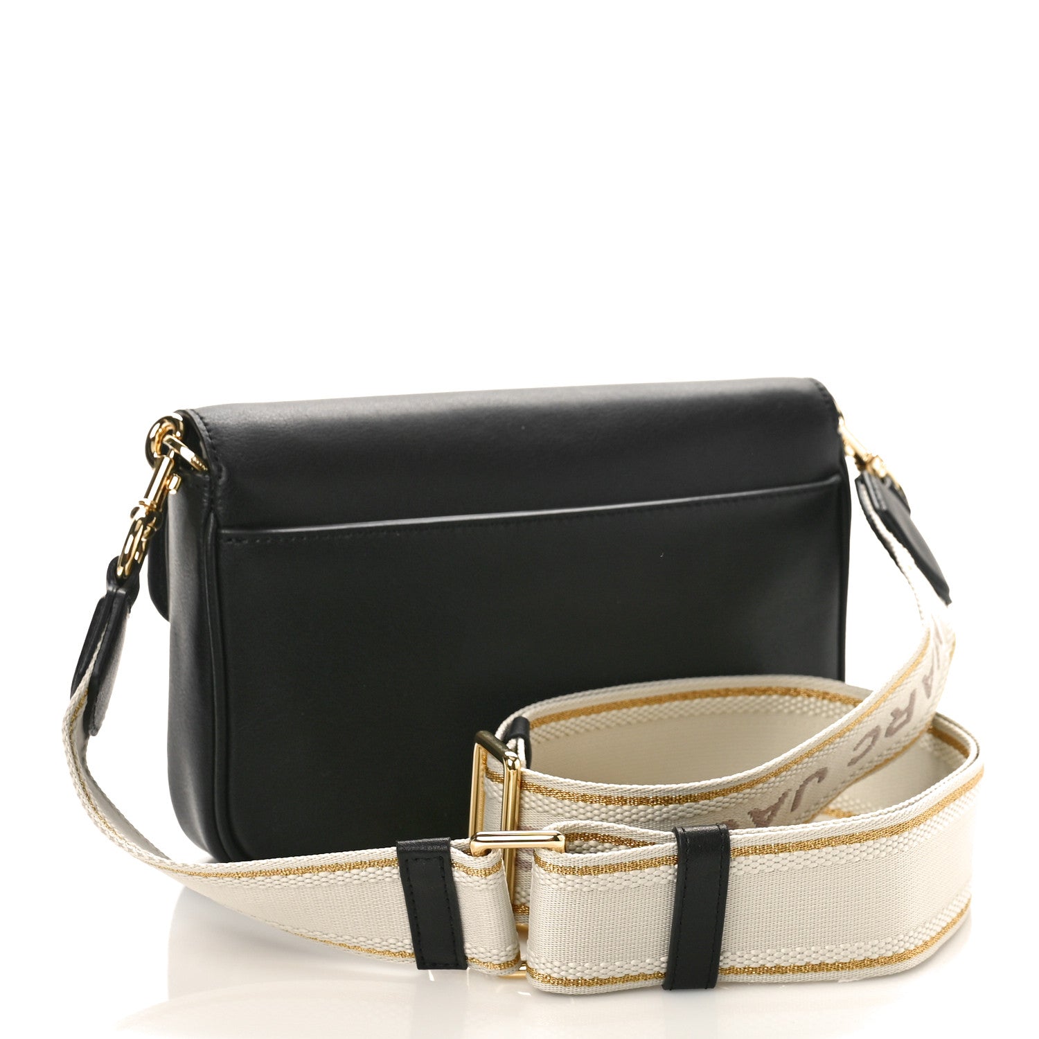 Marc Jacobs Calfskin The J Marc Shoulder Bag Black 3 of 8