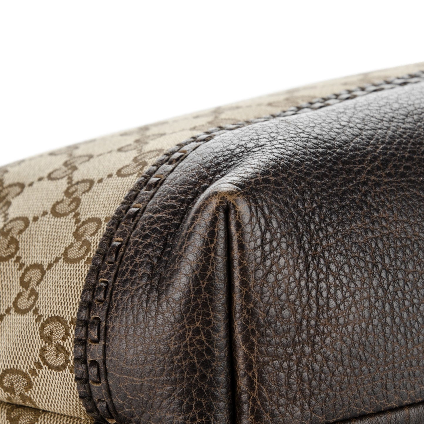 Monogram Medium Laidback Crafty Tote Dark Brown