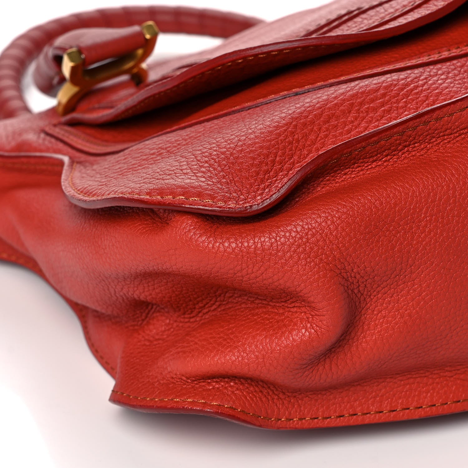 Chloe Calfskin Medium Marcie Satchel Maple Leaf 7 of 8