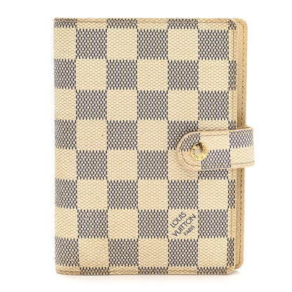 Louis Vuitton Damier Azur Small Ring Agenda Cover 1 of 11