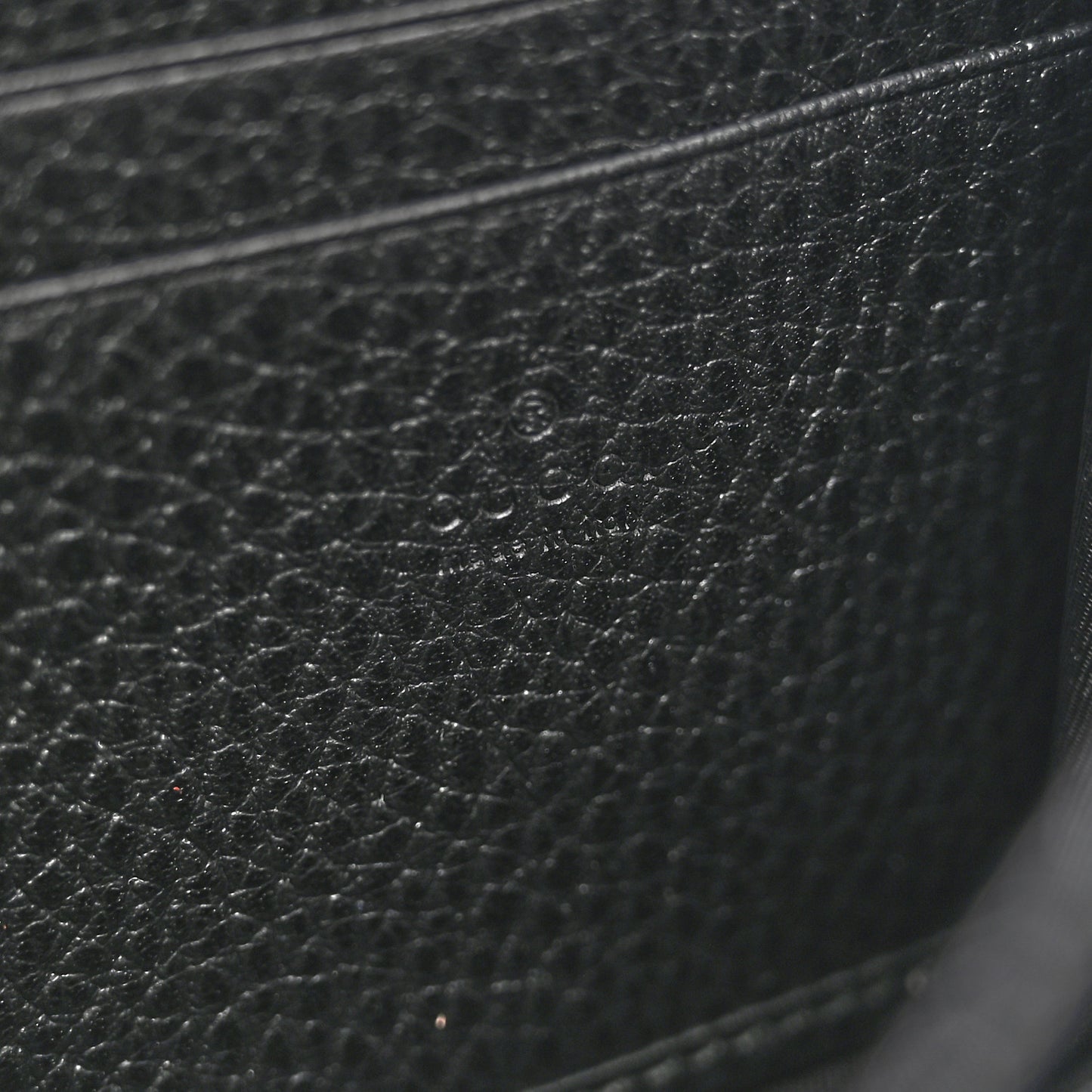 Calfskin Mini Dionysus Chain Wallet Black