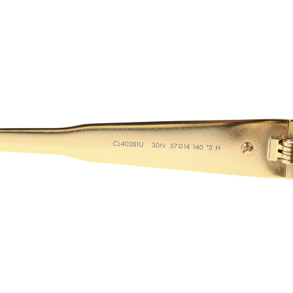 Celine Metal Triomphe 03 Sunglasses CL40281U Gold Green 6 of 8