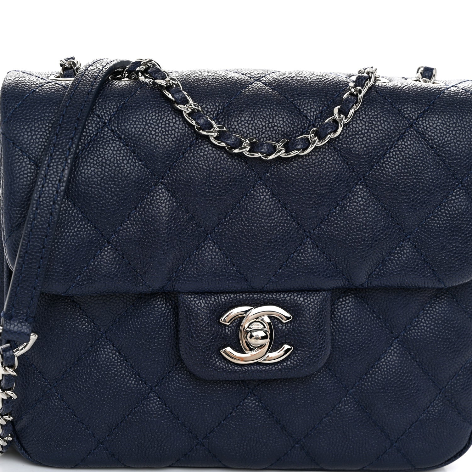 Chanel Caviar Quilted Small Urban Companion Flap Navy 8 of 13