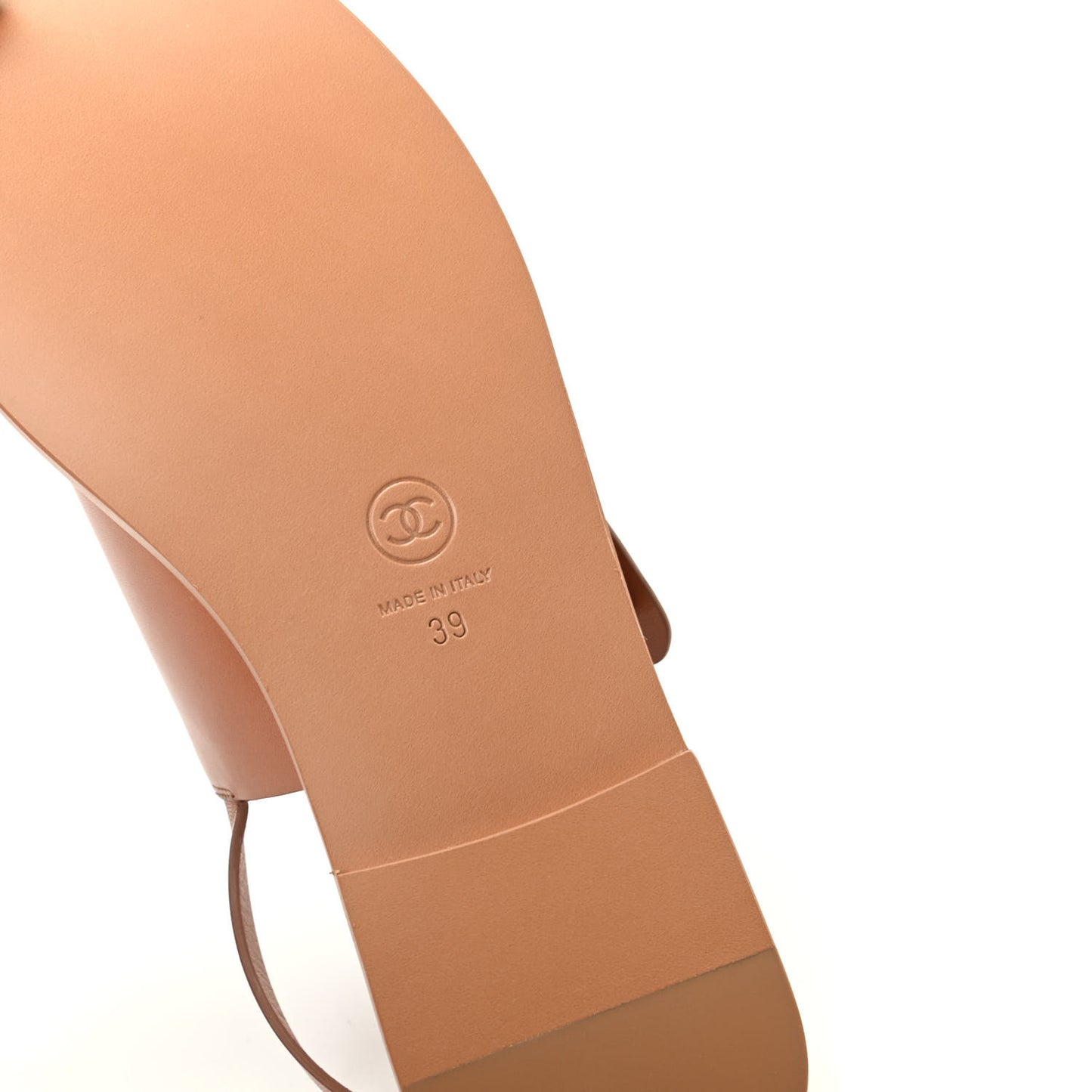 Goatskin CC Sandals 39 Brown