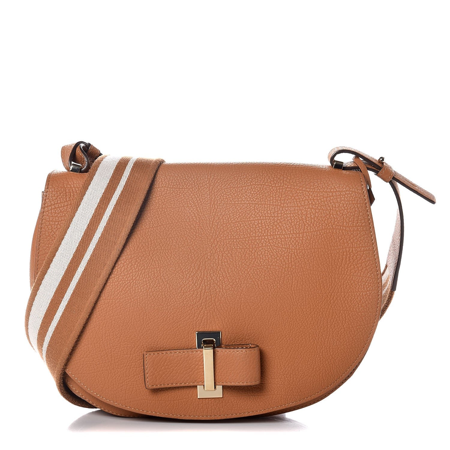 Delvaux Crispy Calfskin Le Mutin Saddle Bag Vegetal 12 of 18