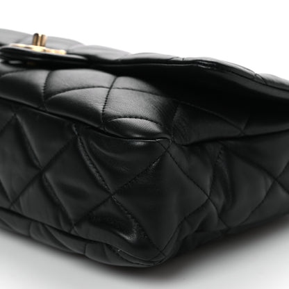Chanel Lambskin Quilted Large Funky Town Flap Black 10 of 10