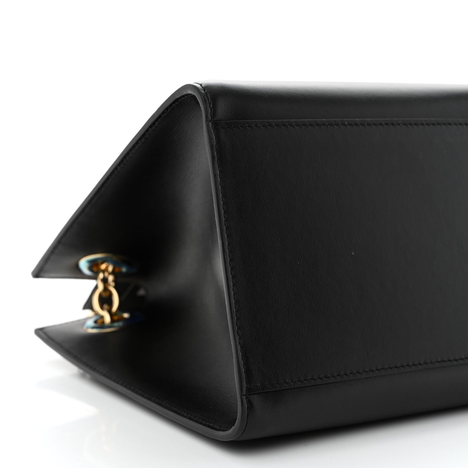 Dolce & Gabbana Calfskin DG Logo 3.5 Small Shoulder Bag Black 8 of 9
