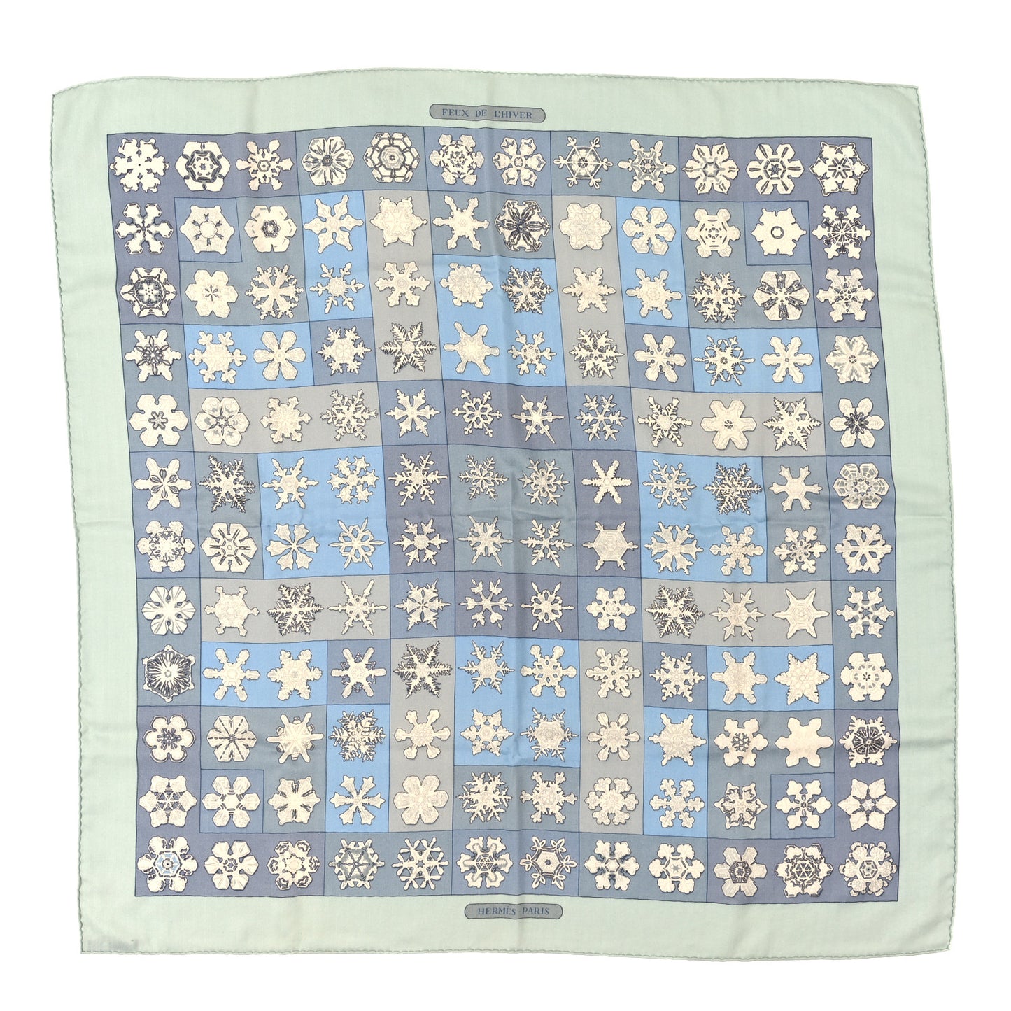 Silk Feux de L'hiver Scarf 90
