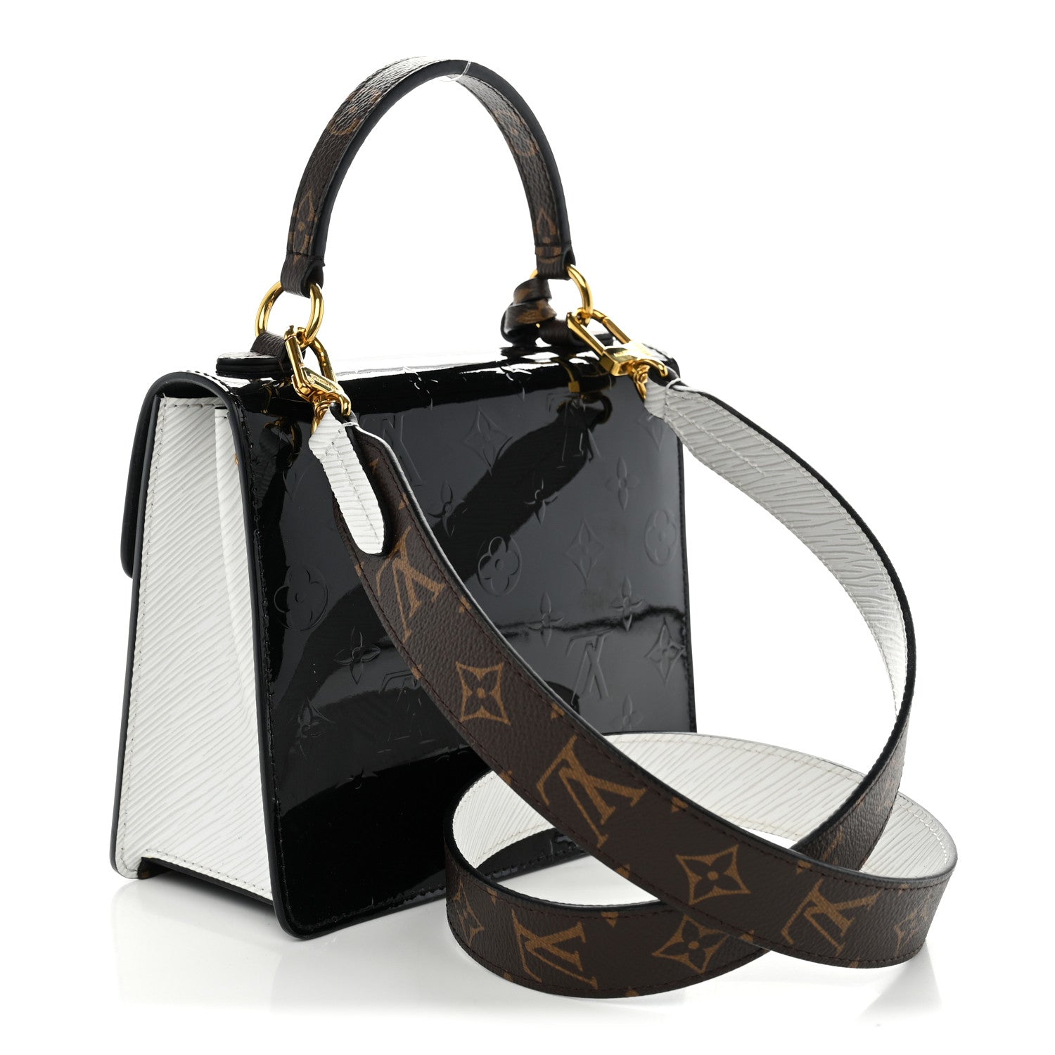 Louis Vuitton Vernis Epi Monogram Spring Street Black 3 of 10